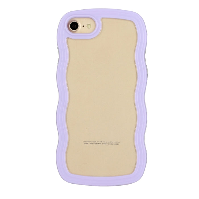 Funda transparente para PC Candy Color Wave TPU