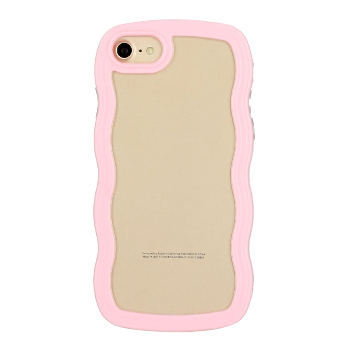 Funda transparente para PC Candy Color Wave TPU