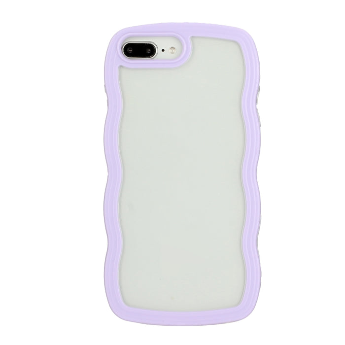 Funda transparente para PC Candy Color Wave TPU