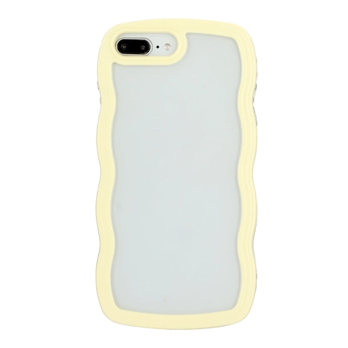 Funda transparente para PC Candy Color Wave TPU