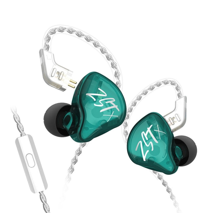 KZ-ZST X Ring Iron Hybrid Driver In-Ear Auricular con cancelación de ruido