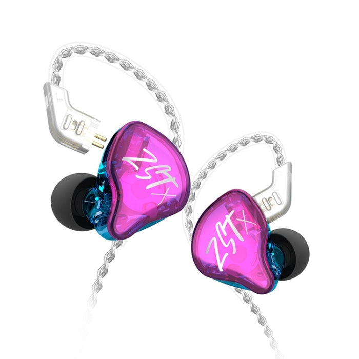 KZ-ZST X Ring Iron Hybrid Driver In-Ear Auricular con cancelación de ruido