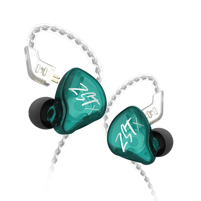 KZ-ZST X Ring Iron Hybrid Driver In-Ear Auricular con cancelación de ruido
