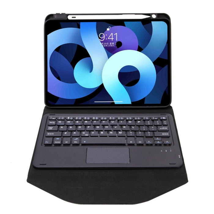 Z11B-A Ranura para lápiz Panel táctil Teclado Bluetooth Funda de cuero para tableta