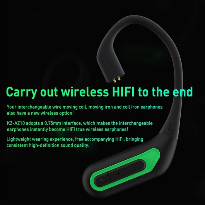 KZ-AZ10 5.2 Auricular inalámbrico Bluetooth 0.75/0.78 Adaptación de interfaz