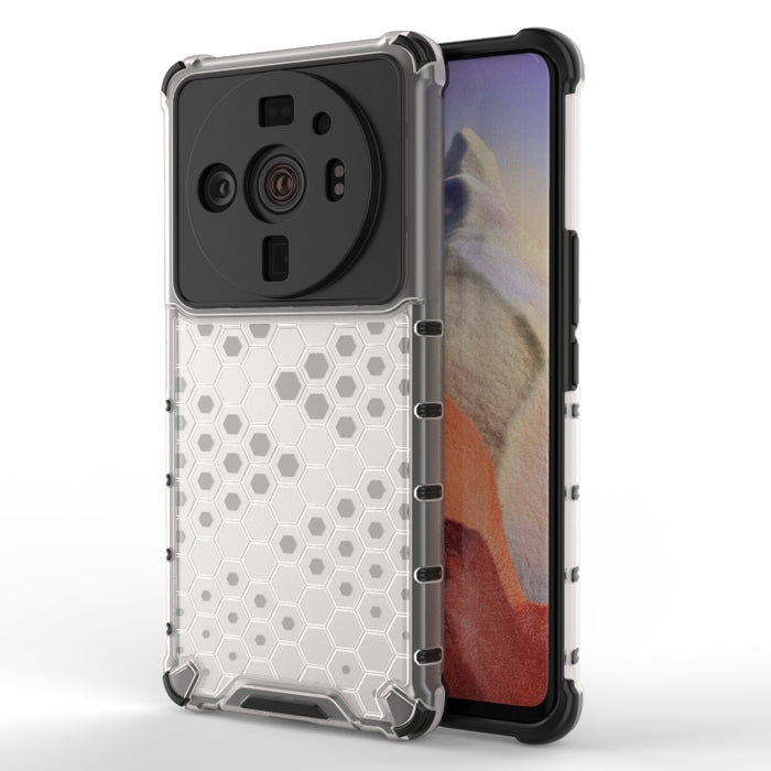 Caja del teléfono PC + TPU a prueba de golpes Honeycomb, For Xiaomi 12S Ultra 5G