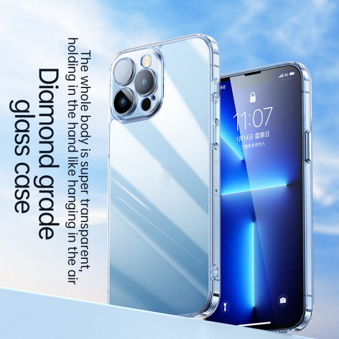 SULADA Crytal Steel Series Diamond Glass + TPU Funda para teléfono