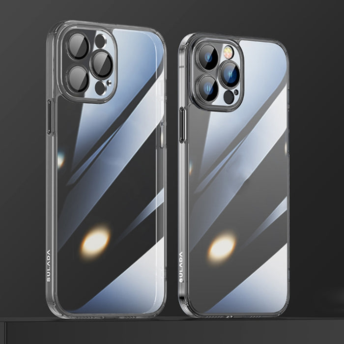 SULADA Crytal Steel Series Diamond Glass + TPU Funda para teléfono