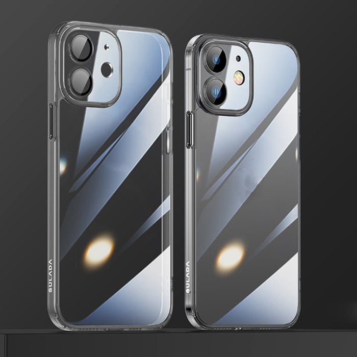 SULADA Crytal Steel Series Diamond Glass + TPU Funda para teléfono