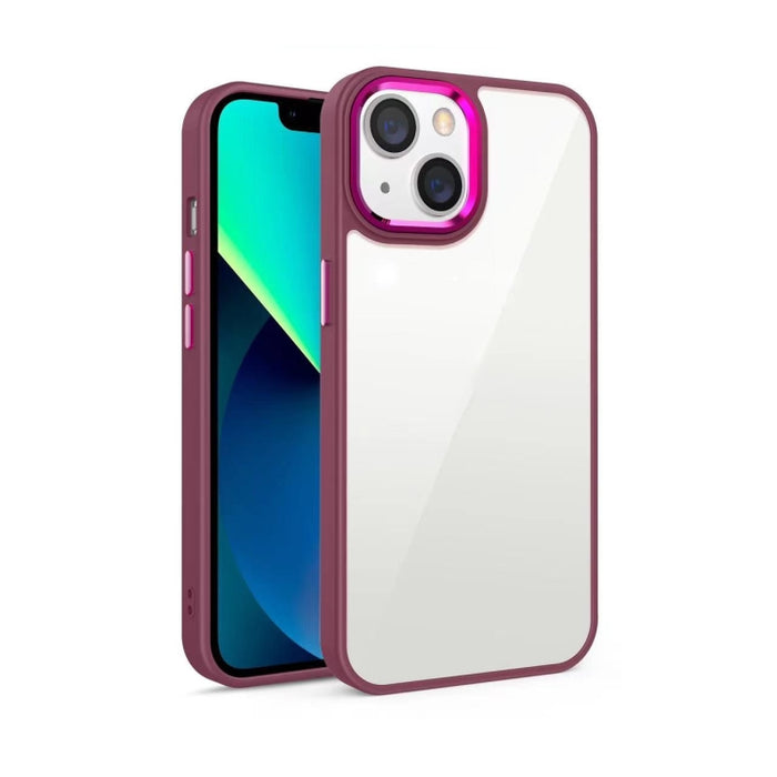 Estuche para teléfono acrílico galvanizado 3 en 1