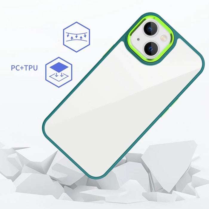 Estuche para teléfono acrílico galvanizado 3 en 1