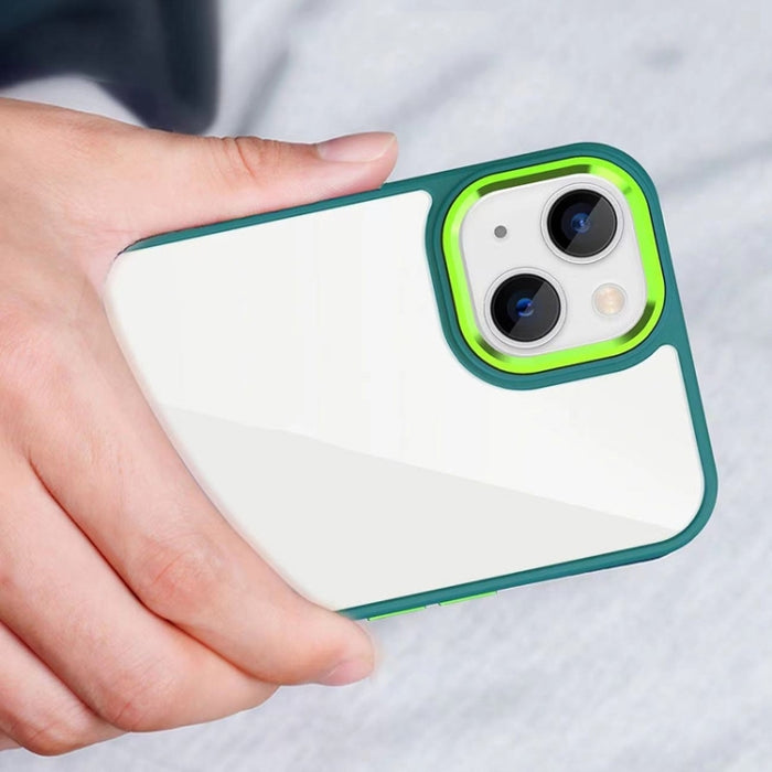 Estuche para teléfono acrílico galvanizado 3 en 1