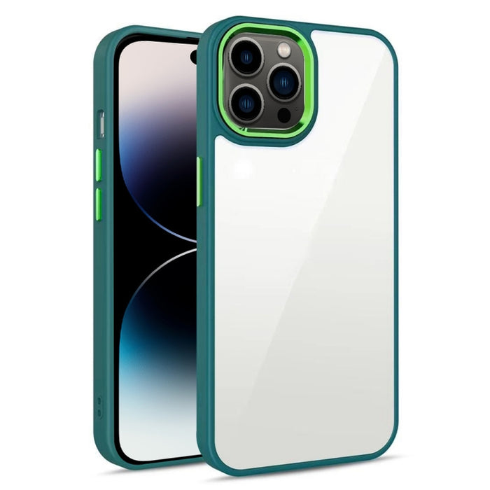 Estuche para teléfono acrílico galvanizado 3 en 1