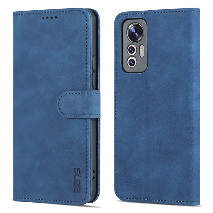 AZNS Skin Feel Calf Texture Flip Funda de cuero para teléfono, For Xiaomi 12 Lite
