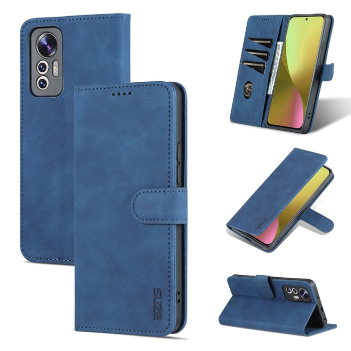 AZNS Skin Feel Calf Texture Flip Funda de cuero para teléfono, For Xiaomi 12 Lite