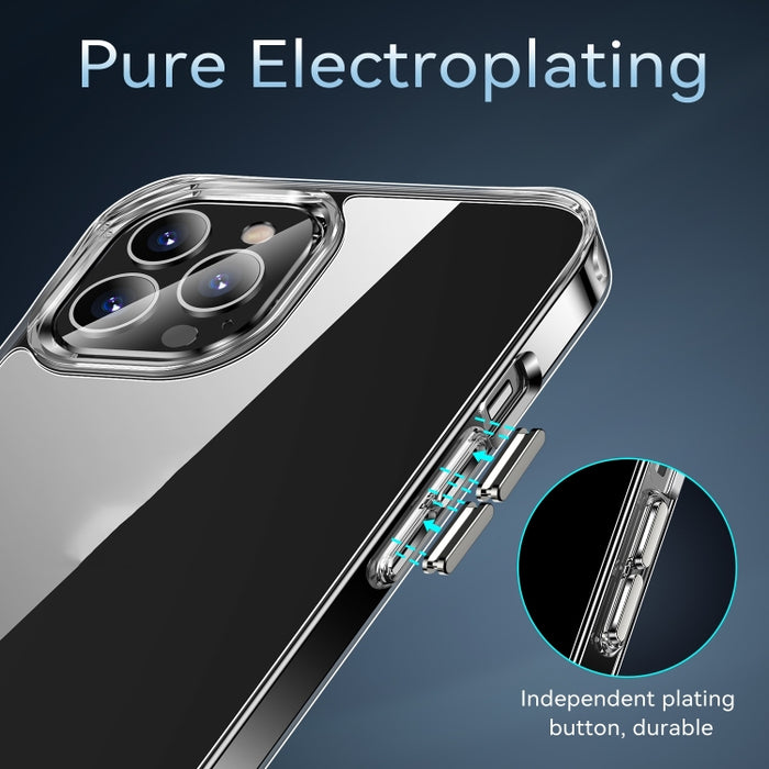 Funda de teléfono transparente a prueba de golpes TPU + PC