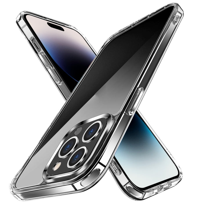 Funda de teléfono transparente a prueba de golpes TPU + PC