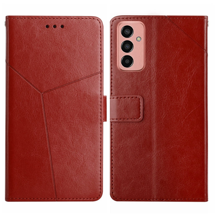 Estuche para teléfono de cuero con tapa horizontal y costuras en Y, For Samsung Galaxy M13, For Xiaomi 12S Ultra