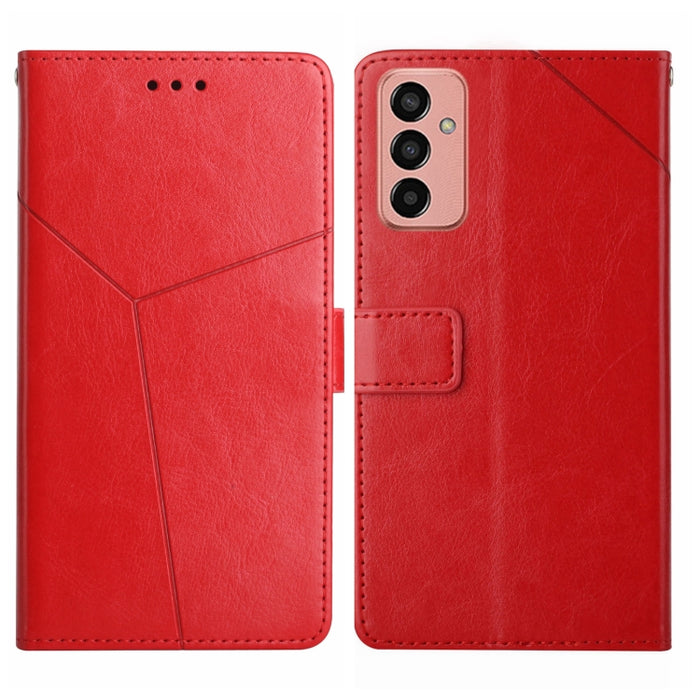 Estuche para teléfono de cuero con tapa horizontal y costuras en Y, For Samsung Galaxy M13, For Xiaomi 12S Ultra
