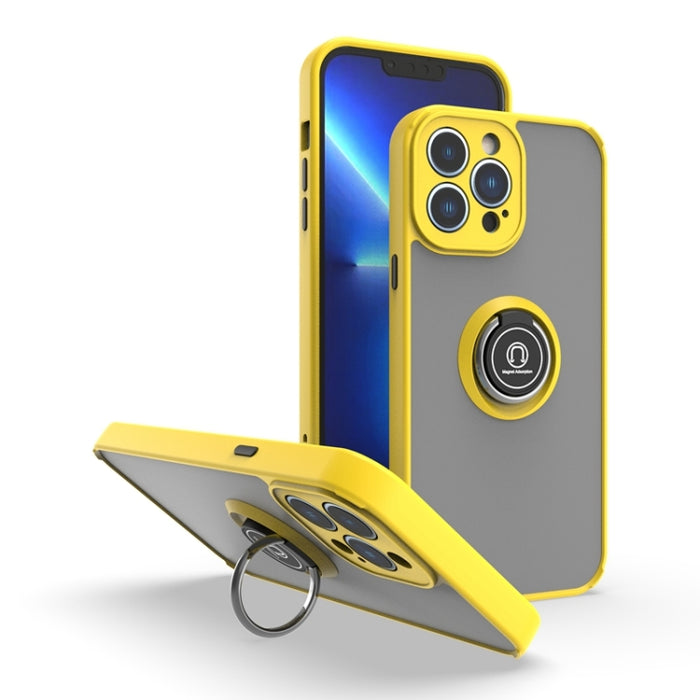 Funda para teléfono Q Shadow 1 Series TPU + PC con soporte para anillo
