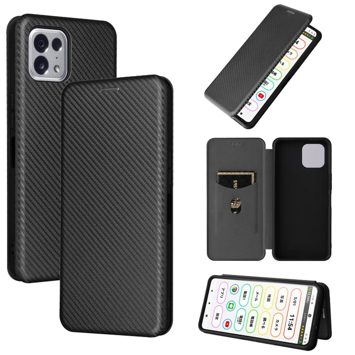 Caja de teléfono de cuero magnético con textura de fibra de carbono, For Tone E22, For vivo S12 5G / V23 5G, For Redmi Note 11T Pro / Note 11T Pro+ 5G, For Motorola Moto G42