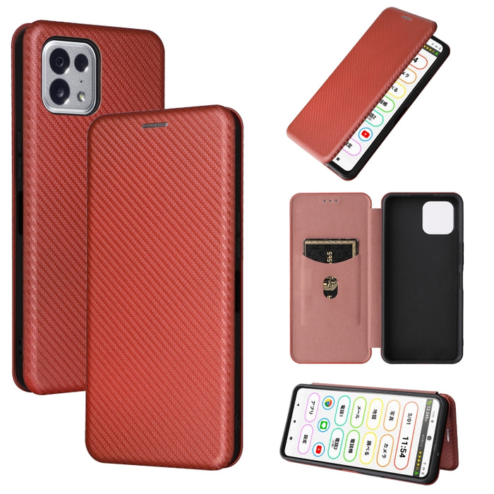 Caja de teléfono de cuero magnético con textura de fibra de carbono, For Tone E22, For vivo S12 5G / V23 5G, For Redmi Note 11T Pro / Note 11T Pro+ 5G, For Motorola Moto G42