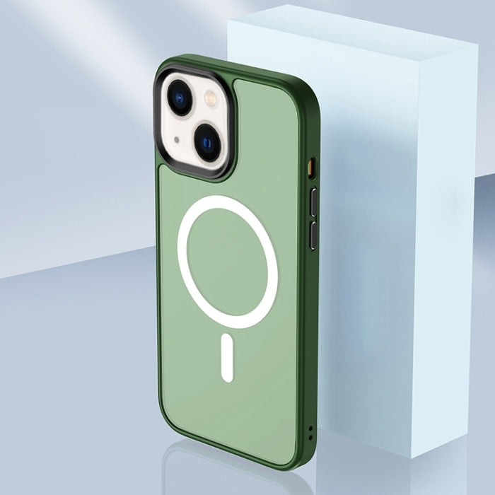 Skin Feel TPU + Estuche para teléfono Frosted PC MagSafe