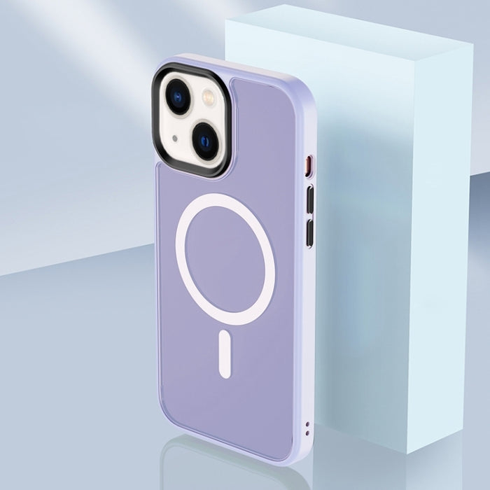 Skin Feel TPU + Estuche para teléfono Frosted PC MagSafe
