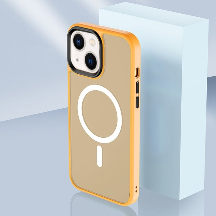 Skin Feel TPU + Estuche para teléfono Frosted PC MagSafe