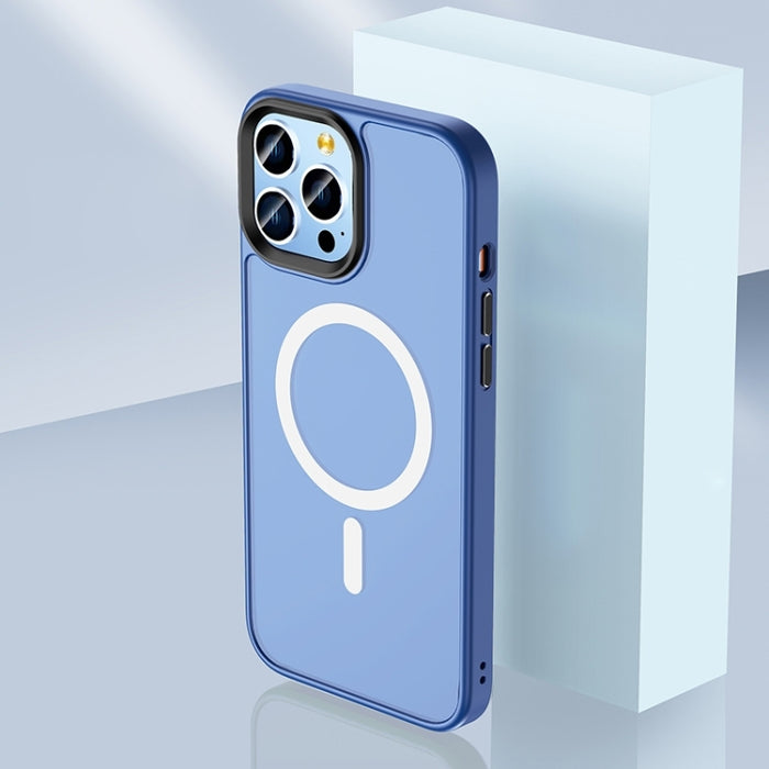 Skin Feel TPU + Estuche para teléfono Frosted PC MagSafe