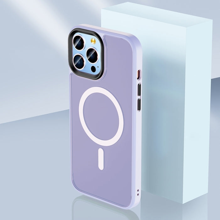 Skin Feel TPU + Estuche para teléfono Frosted PC MagSafe