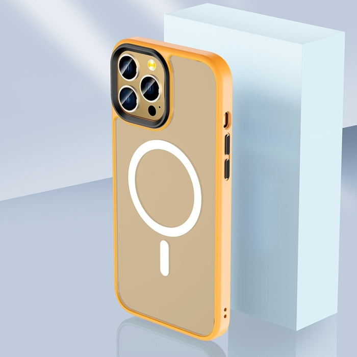 Skin Feel TPU + Estuche para teléfono Frosted PC MagSafe