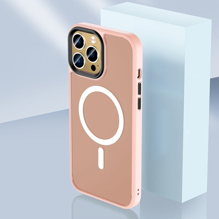 Skin Feel TPU + Estuche para teléfono Frosted PC MagSafe