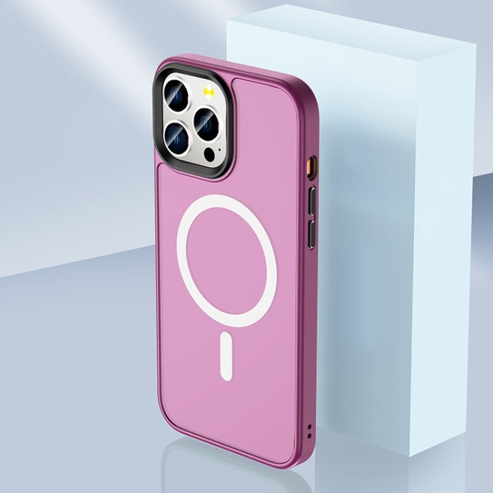 Skin Feel TPU + Estuche para teléfono Frosted PC MagSafe