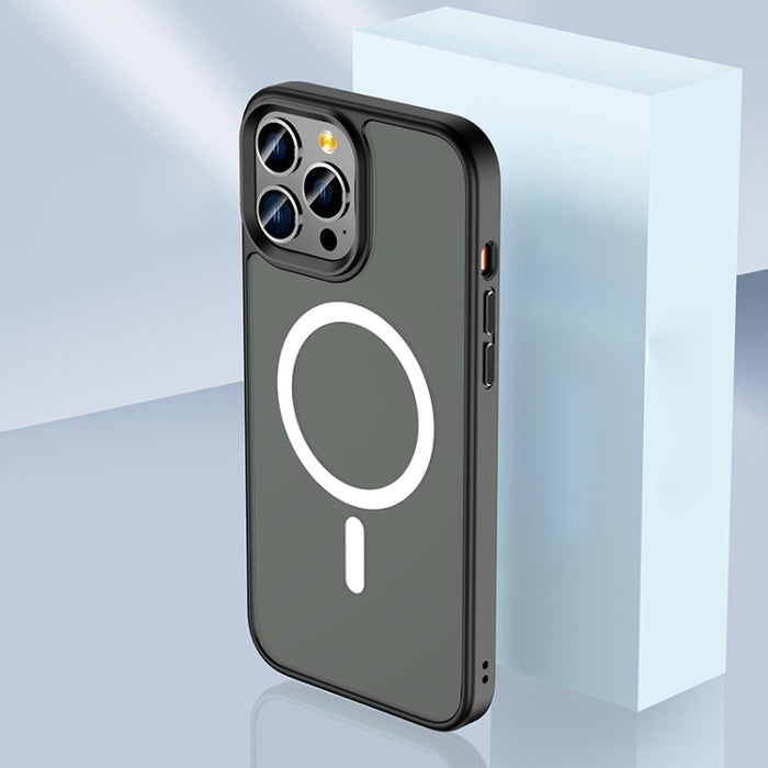 Skin Feel TPU + Estuche para teléfono Frosted PC MagSafe
