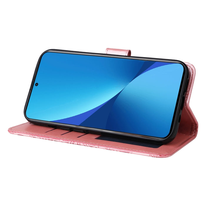Estuche para teléfono de cuero con estampado de girasol en relieve, For Xiaomi 12 Lite, For Xiaomi 12 Pro, For Xiaomi 12 / 12X, For Xiaomi Poco M3 / Redmi 9T / Redmi 9 Power, For Xiaomi Poco X3 NFC