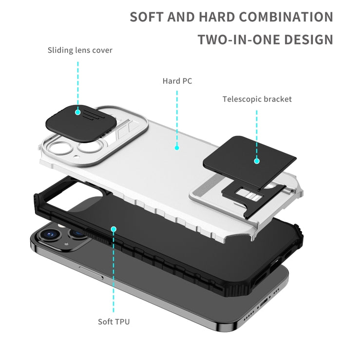 Estuche para teléfono Camshield deslizante con soporte estereoscópico
