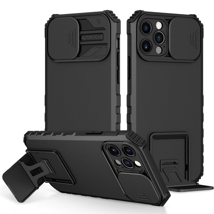 Estuche para teléfono Camshield deslizante con soporte estereoscópico