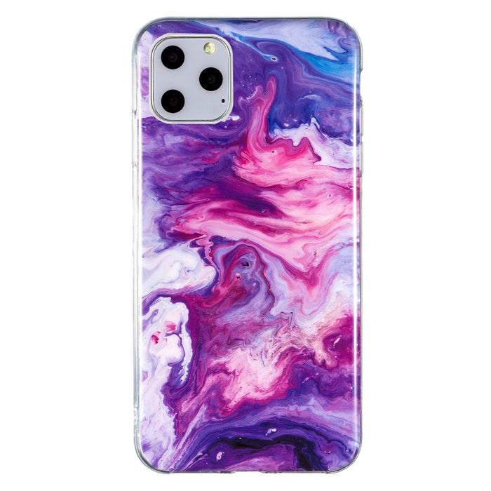 Caja del teléfono TPU con patrón de mármol IMD