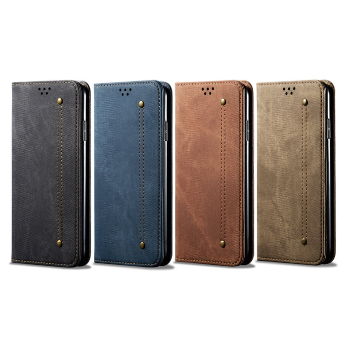 Estuche de cuero con tapa horizontal de estilo informal con textura de mezclilla, For vivo S15 Pro, For vivo S15, For Huawei Nova 10 4G, For Xiaomi Poco C40 Global, For Xiaomi 12S Ultra, For Xiaomi M4 5G