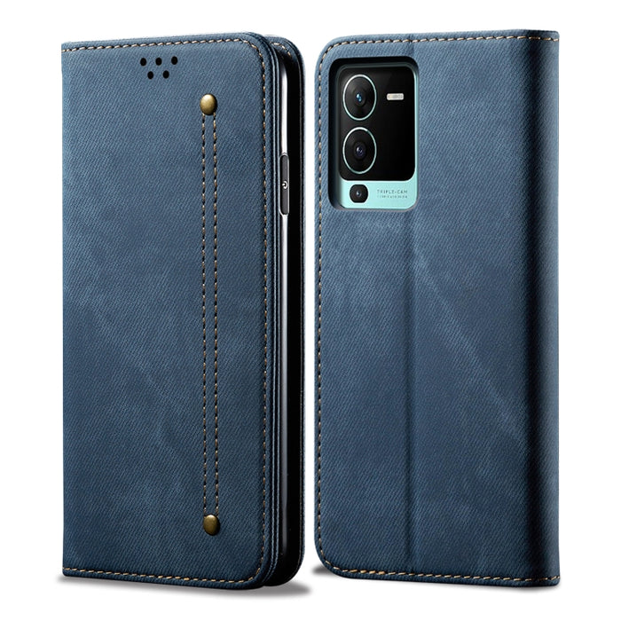 Estuche de cuero con tapa horizontal de estilo informal con textura de mezclilla, For vivo S15 Pro, For vivo S15, For Huawei Nova 10 4G, For Xiaomi Poco C40 Global, For Xiaomi 12S Ultra, For Xiaomi M4 5G