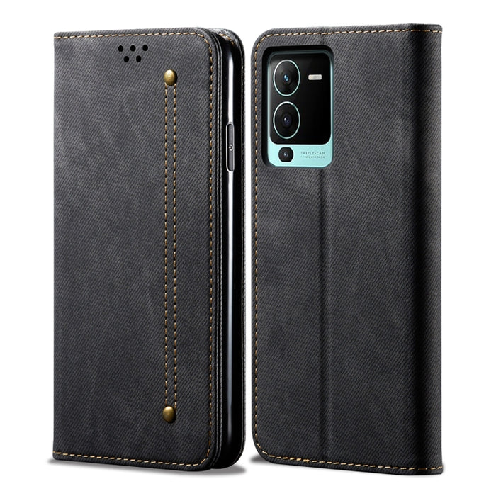 Estuche de cuero con tapa horizontal de estilo informal con textura de mezclilla, For vivo S15 Pro, For vivo S15, For Huawei Nova 10 4G, For Xiaomi Poco C40 Global, For Xiaomi 12S Ultra, For Xiaomi M4 5G