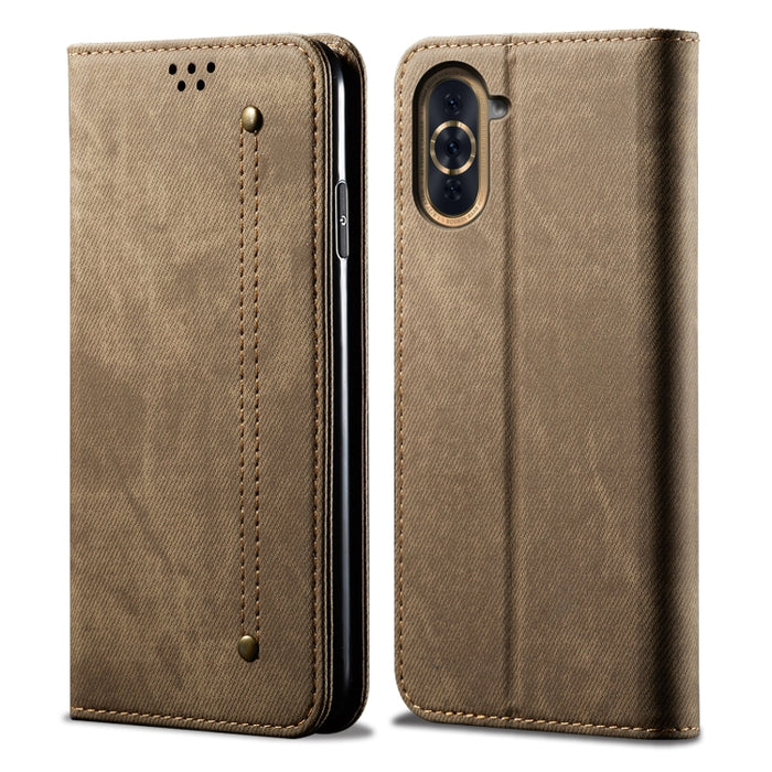Estuche de cuero con tapa horizontal de estilo informal con textura de mezclilla, For vivo S15 Pro, For vivo S15, For Huawei Nova 10 4G, For Xiaomi Poco C40 Global, For Xiaomi 12S Ultra, For Xiaomi M4 5G
