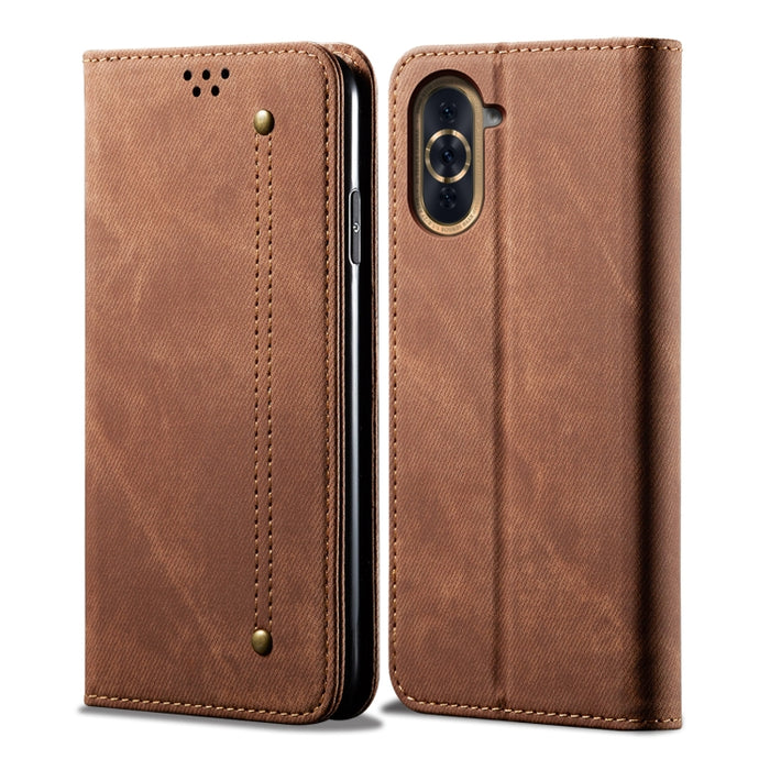 Estuche de cuero con tapa horizontal de estilo informal con textura de mezclilla, For vivo S15 Pro, For vivo S15, For Huawei Nova 10 4G, For Xiaomi Poco C40 Global, For Xiaomi 12S Ultra, For Xiaomi M4 5G