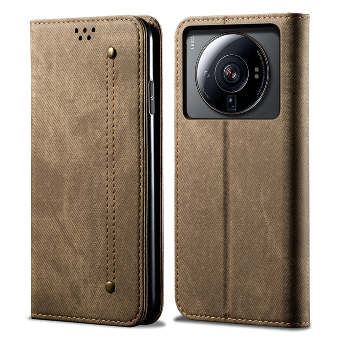 Estuche de cuero con tapa horizontal de estilo informal con textura de mezclilla, For vivo S15 Pro, For vivo S15, For Huawei Nova 10 4G, For Xiaomi Poco C40 Global, For Xiaomi 12S Ultra, For Xiaomi M4 5G