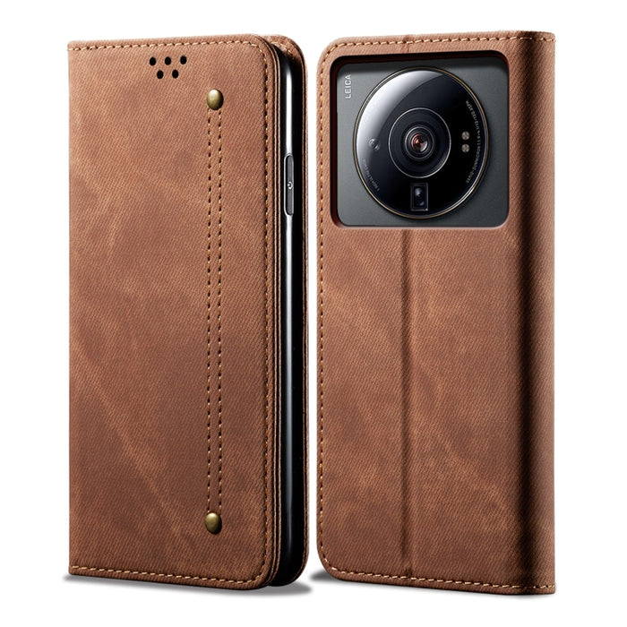 Estuche de cuero con tapa horizontal de estilo informal con textura de mezclilla, For vivo S15 Pro, For vivo S15, For Huawei Nova 10 4G, For Xiaomi Poco C40 Global, For Xiaomi 12S Ultra, For Xiaomi M4 5G