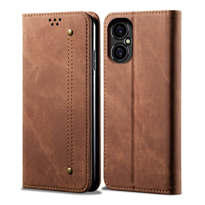 Estuche de cuero con tapa horizontal de estilo informal con textura de mezclilla, For vivo S15 Pro, For vivo S15, For Huawei Nova 10 4G, For Xiaomi Poco C40 Global, For Xiaomi 12S Ultra, For Xiaomi M4 5G