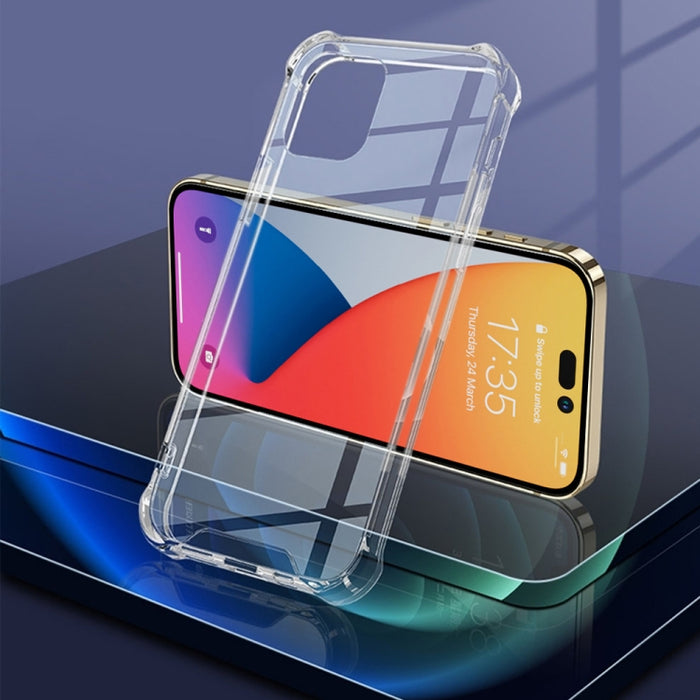 Airbag de cuatro esquinas TPU a prueba de golpes + Caja de acrílico para teléfono