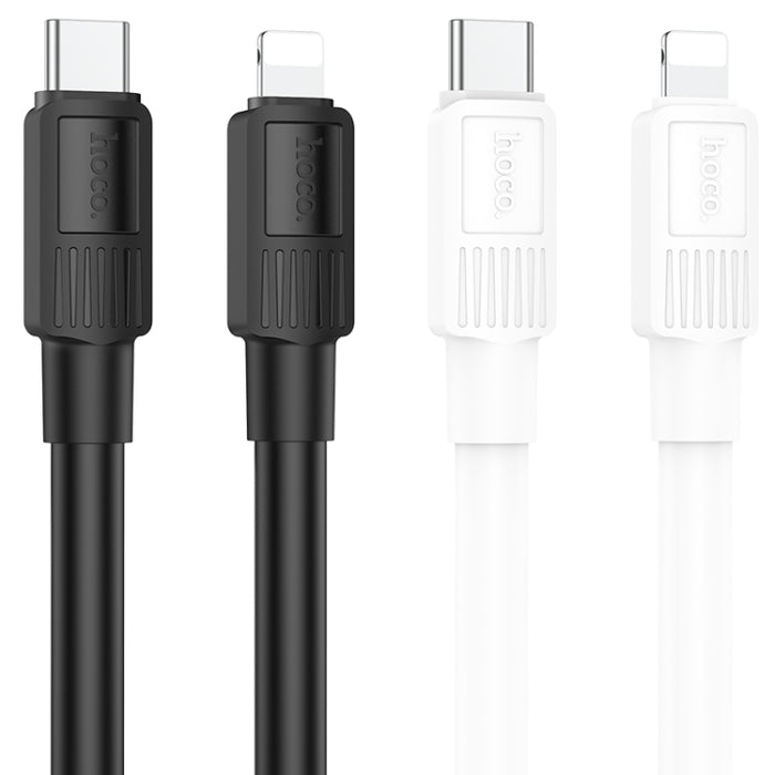 hoco X84 20W USB-C / Type-C a cable de datos de carga PD sólido de 8 pines, longitud: 1 m