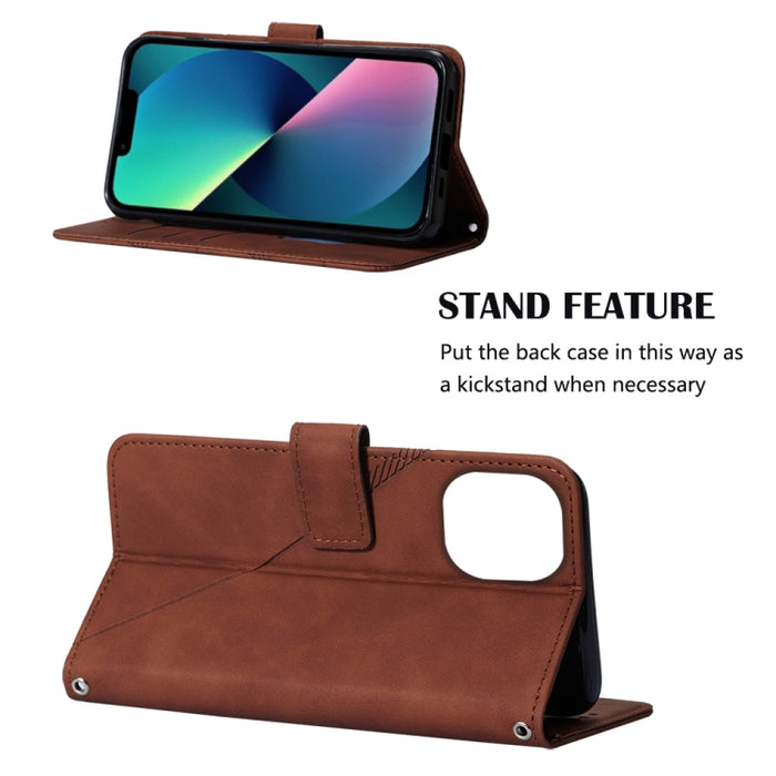Estuche para teléfono de cuero con tapa en relieve 3D Crossbody, For iPhone 14, For iPhone 14 Plus, For iPhone 14 Pro, For iPhone 14 Pro Max